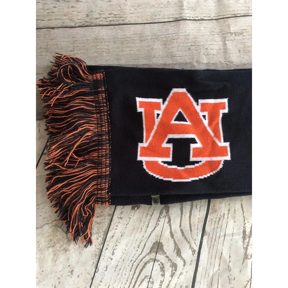 Nwt Auburn Tigers Top of the World Navy Blue/Orange Scarf New
